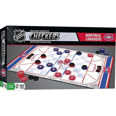 NHL Checker Set Canadiens