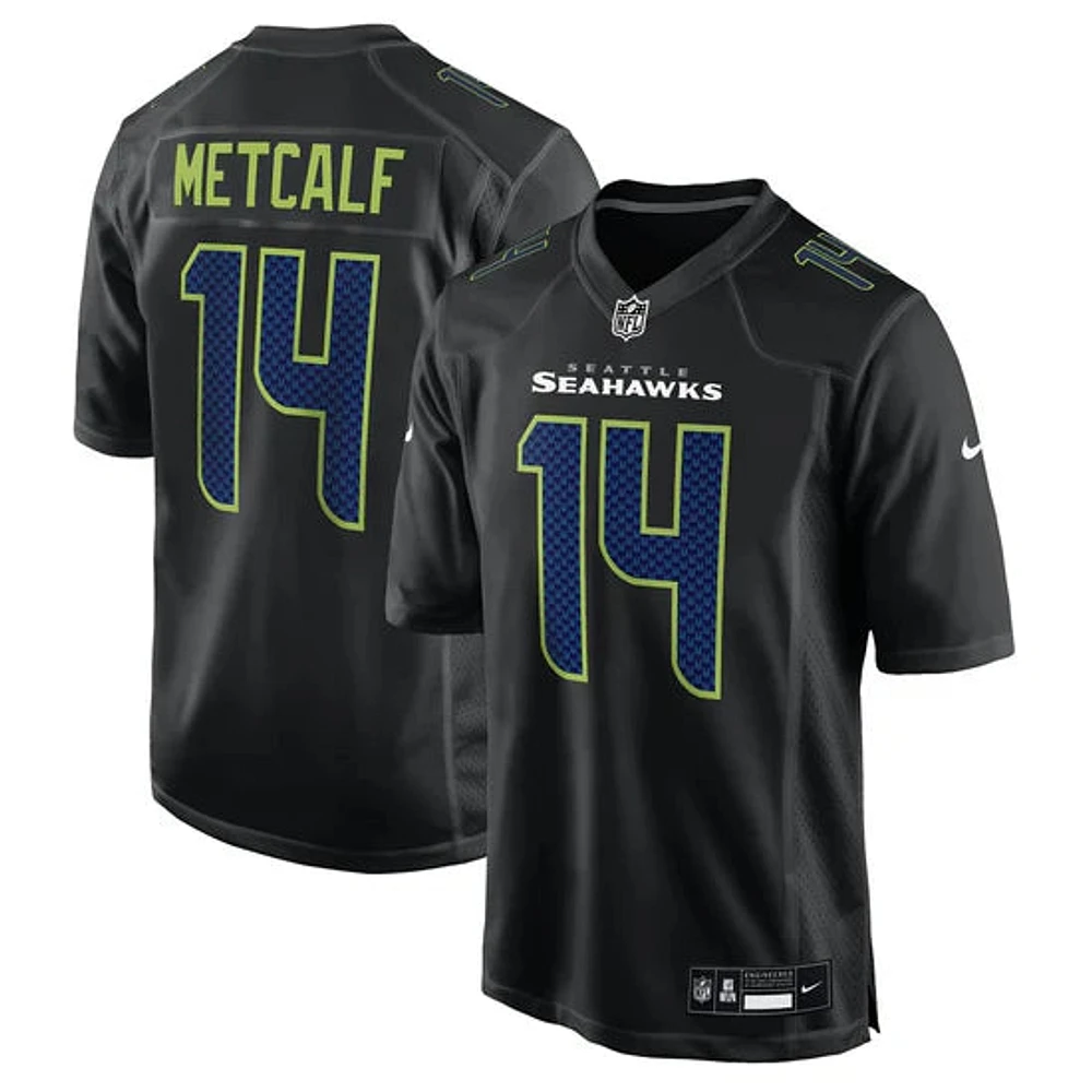 NFL Player Fashion Jersey Carbon Black Chase 2024 DK Metcalf Seahawks