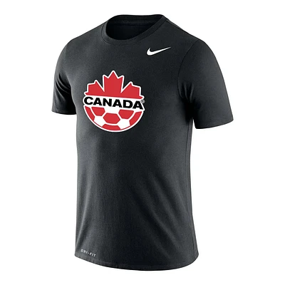 Soccer Canada Dri-Fit T-Shirt Legend Logo Team (Black)