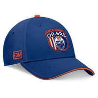 NHL Hat Authentic Structured Stretch Draft 2024 Oilers