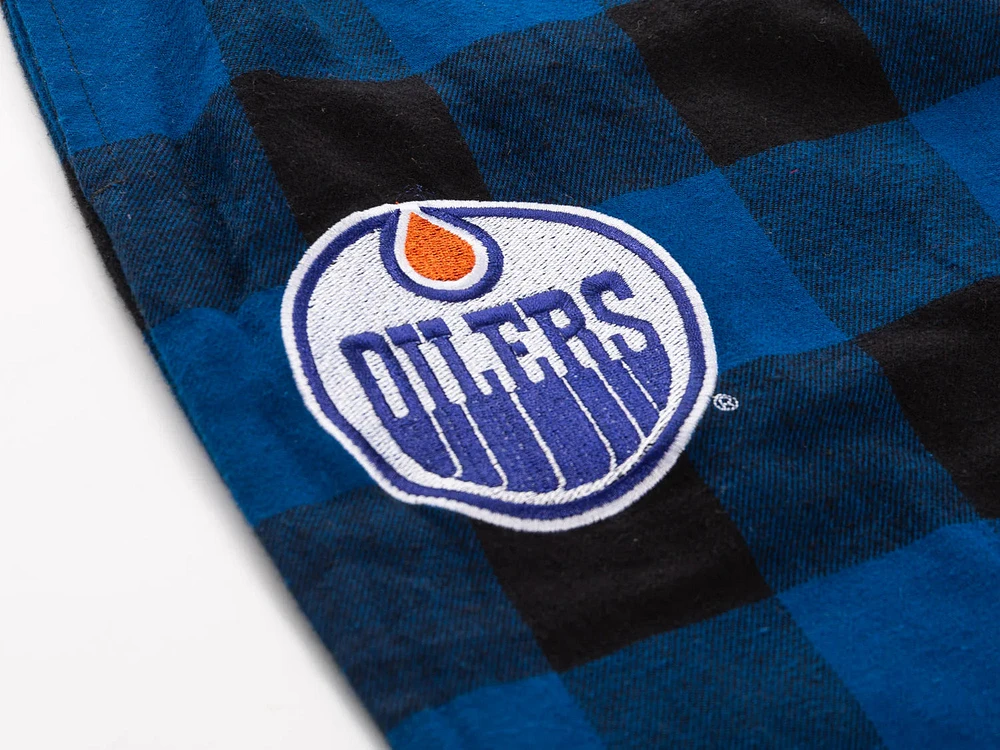 NHL PJ Pant Buffalo Plaid Oilers