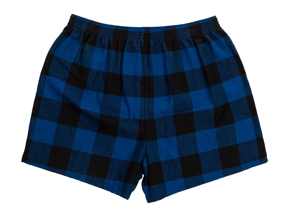 NHL PJ Shorts Buffalo Plaid Oilers