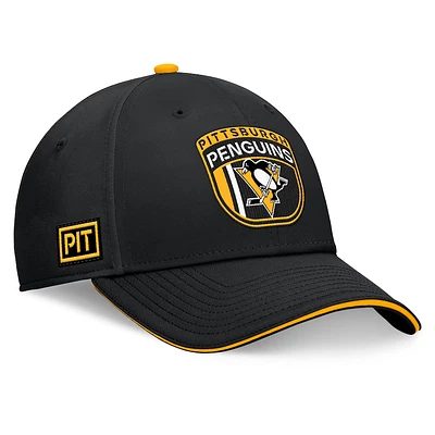 NHL Hat Authentic Structured Stretch Draft 2024 Penguins