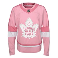 NHL Toddler Fashion Jersey Maple Leafs (Pink)