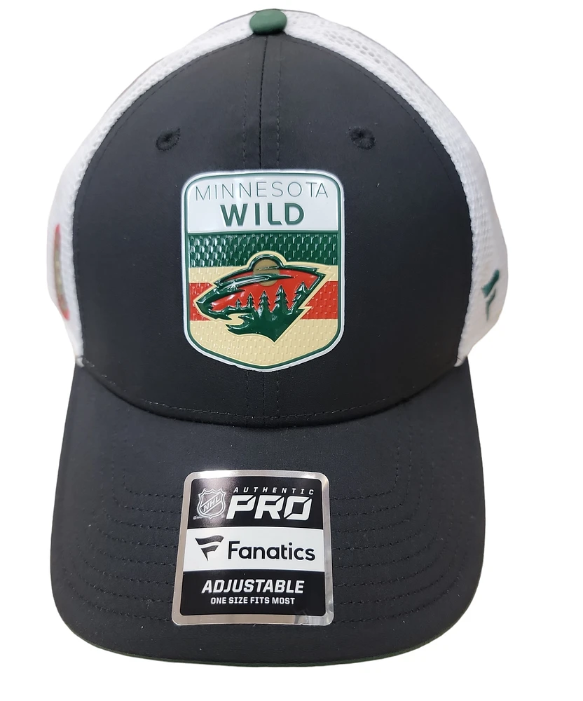 NHL Hat Structured Adjustable Draft Wild