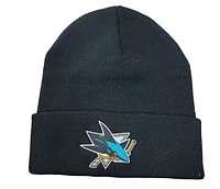 NHL Knit Hat Replica Cuff Sharks (Black)