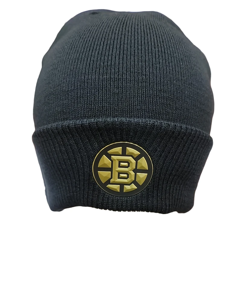 NHL Knit Hat Authentic Pro Prime Cuffed Beanie 100th Anniversary Bruins