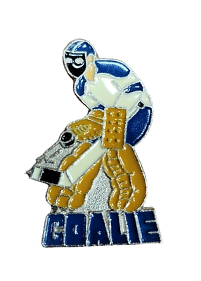Hockey Lapel Pin Player Goalie