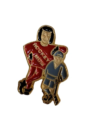 Hockey Lapel Pin Hockey Mom
