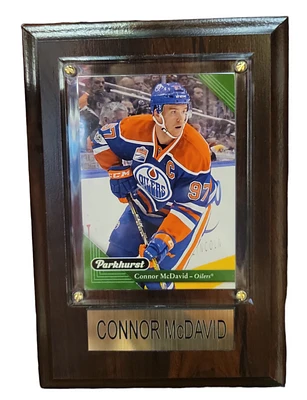 NHL Collectible Plaque with Card 4x6 Parkhurst Connor McDavid Oilers