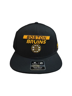 NHL Hat Authentic Pro Rink Snapback 2024 Bruins