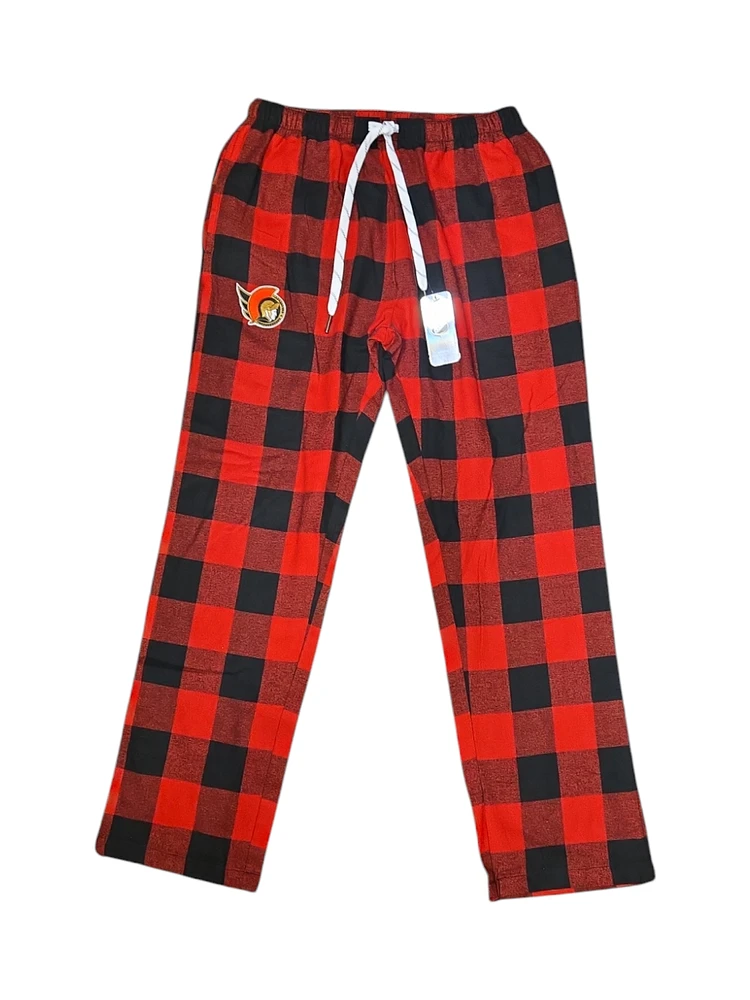 NHL PJ Pant Buffalo Plaid Senators