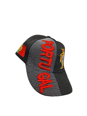 Country Youth Hat 3D Portugal (Black)