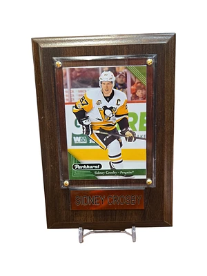 NHL Collectible Plaque with Card 4x6 Parkhurst Sidney Crosby Penguins