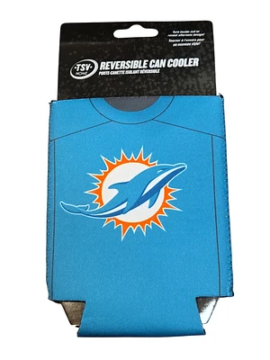 NFL Reversable Neoprene Can Cooler Dolphins