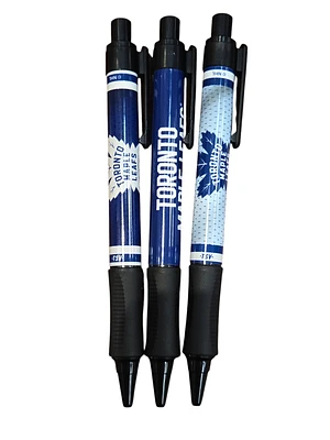 NHL Pen Soft Grip Set Maple Leafs