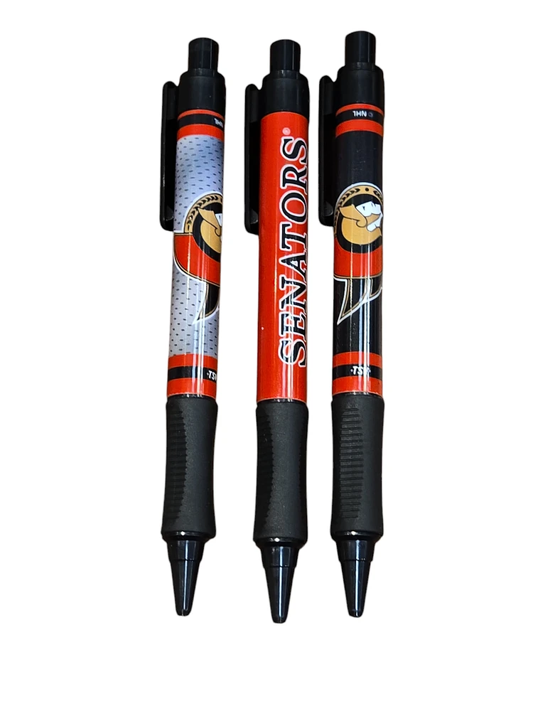 NHL Pen Soft Grip Set Senators