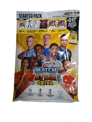 Topps Match Attax EXTRA Champions League Trading Cards 2024-25 Starter Pack