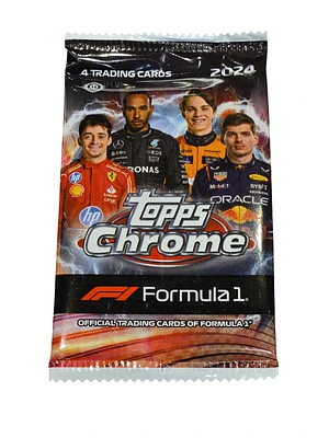 Topps Formula 1 Chrome Qualifying Lap Lite Box Cards 2024 (Single Pack)