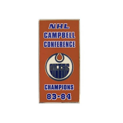 NHL Lapel Pin Campbell Conference Champs - Oilers