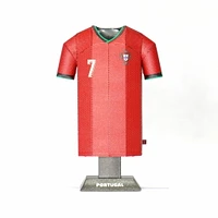 Portuguese Football Federation Metal Jersey Kit Portugal