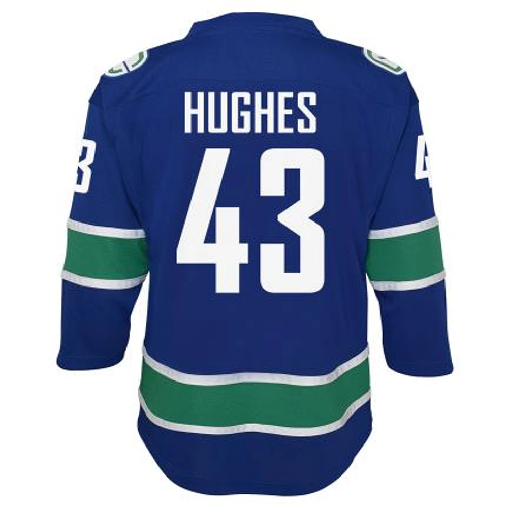 NHL Youth Player Replica Jersey Home Quinn Hughes Canucks