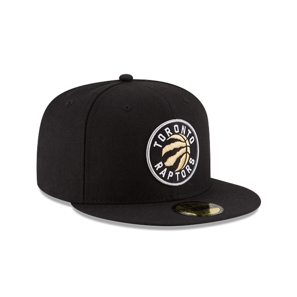 NBA Hat 5950 Solid Team Raptors (Black)