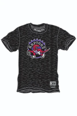 NBA Youth T-Shirt Retro Logo Triblend Charcoal Raptors