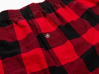 NHL PJ Shorts Buffalo Plaid Canadiens