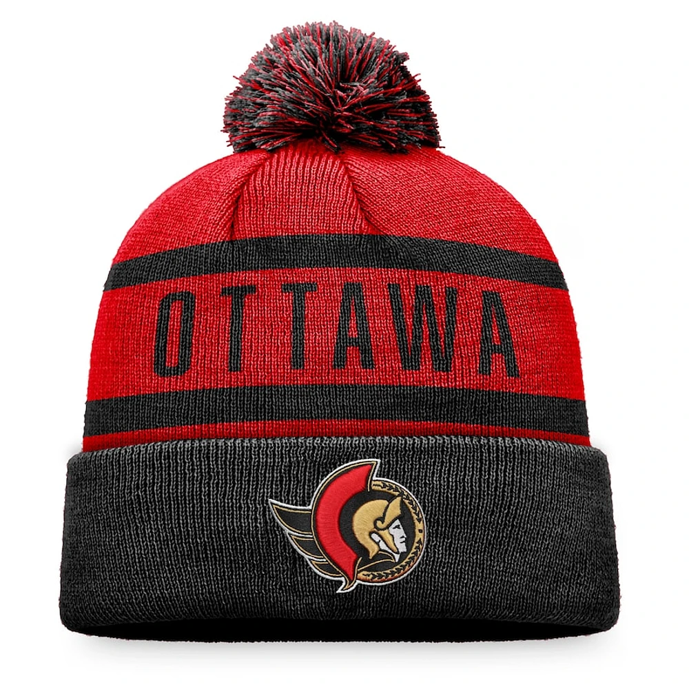 NHL Knit Hat Team Cuffed Beanie Senators