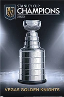 NHL Wall Poster Logo Stanley Cup Champions 2023 Golden Knights