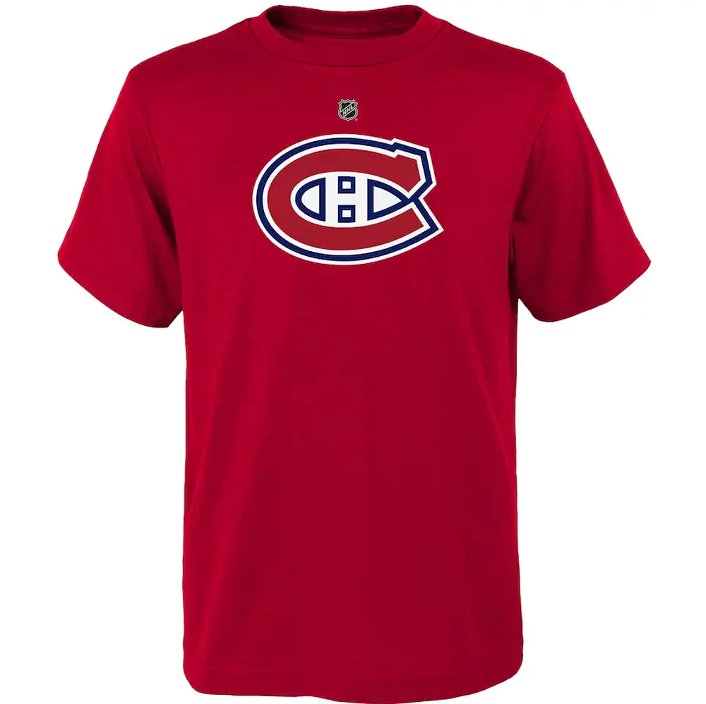 NHL Youth T-Shirt Dri Fit Perf Primary Logo Canadiens