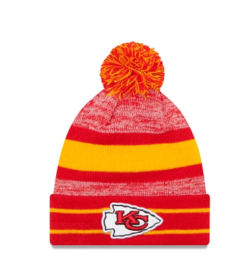 NFL Knit Hat Pom Cuff Chiefs