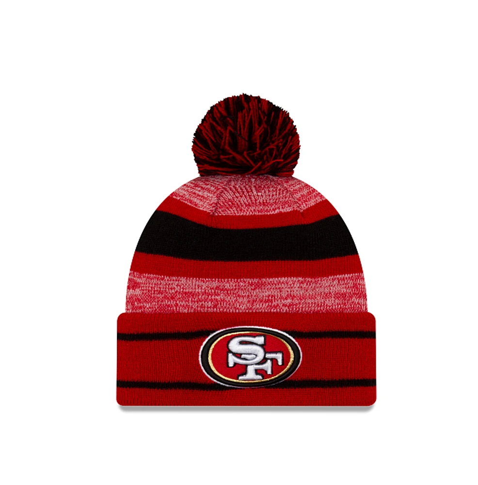 NFL Knit Hat Pom Cuff 49ers