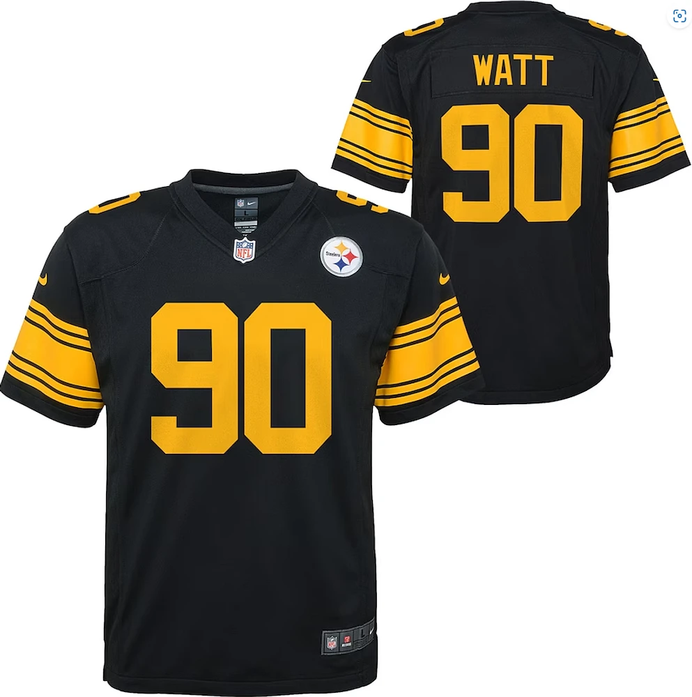 NFL Player Game Jersey Alt Black T.J Watt Steelers