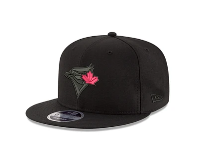 MLB Hat 950 Snapback Tonal Black w/Red Leaf Blue Jays