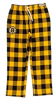 NHL PJ Pant Buffalo Plaid Bruins