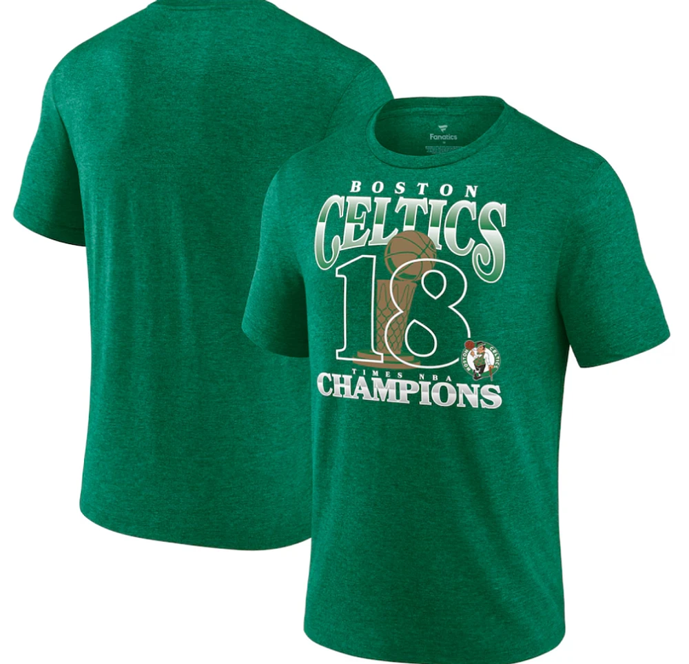 NBA Player T-Shirt 18-Time Finals Champions Tri-Blend Celtics