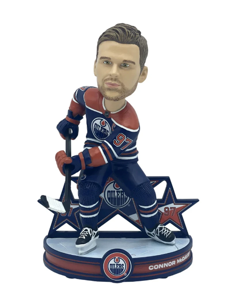 NHL Player Super Star Bobble Head Connor McDavid Oilers