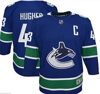 NHL Youth Player Premier Jersey Home Quinn Hughes Canucks