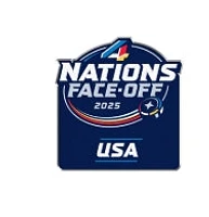 NHL Lapel Pin Face-Off 2025 4 Nations Team USA