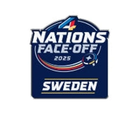 NHL Lapel Pin Face-Off 2025 4 Nations Team Sweden