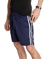 NHL Air Mesh Shorts w/Stripes Rangers