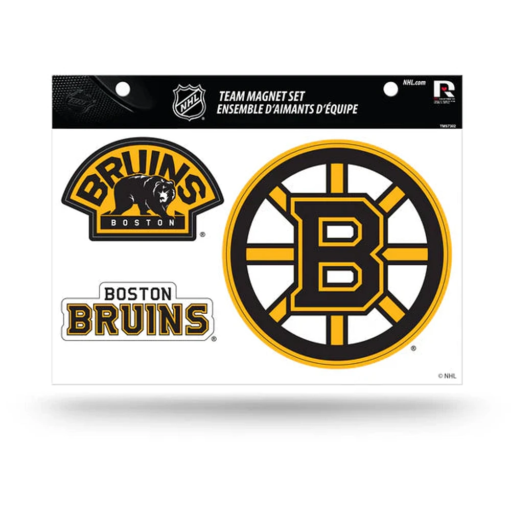 NHL Team Magnet Set Bruins