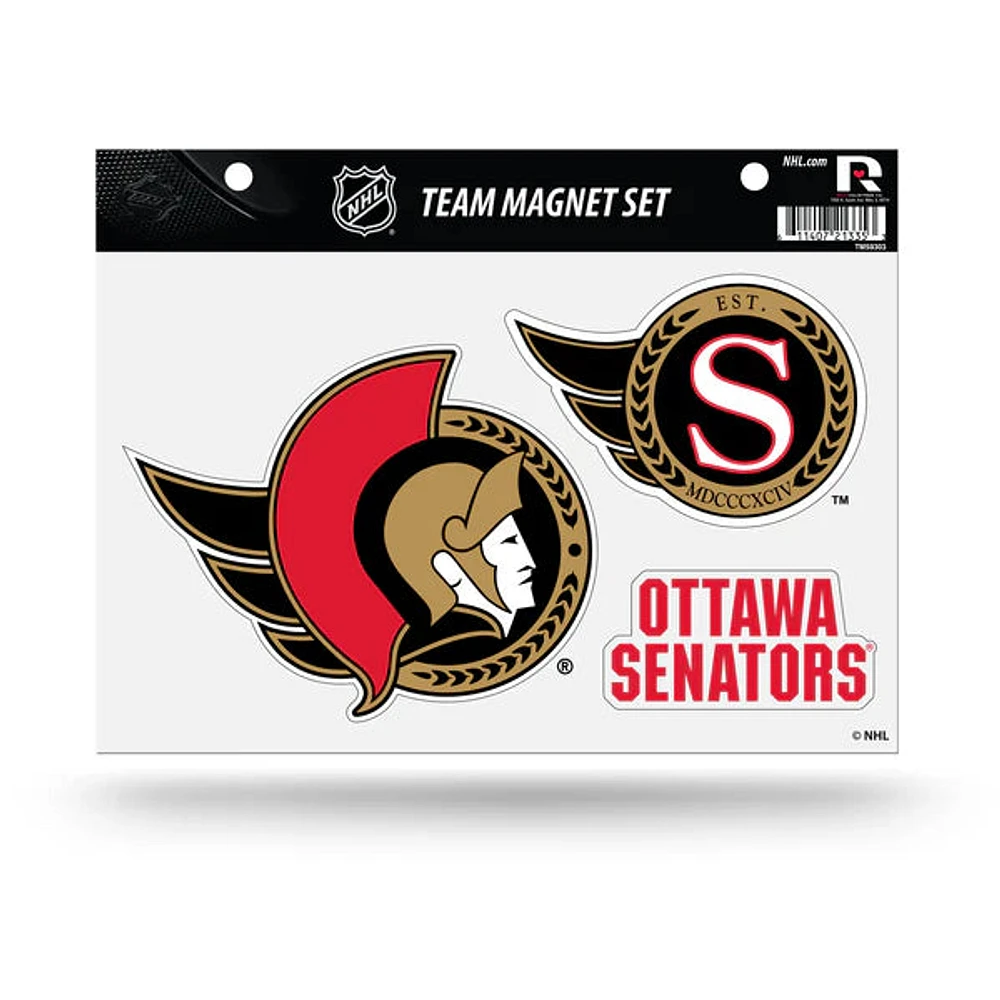 NHL Team Magnet Set Senators