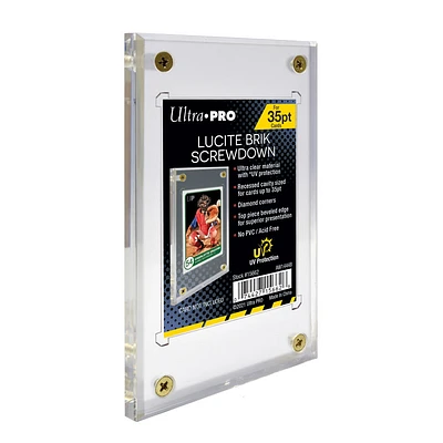 Card Lucite Screwdown Brik 35pt