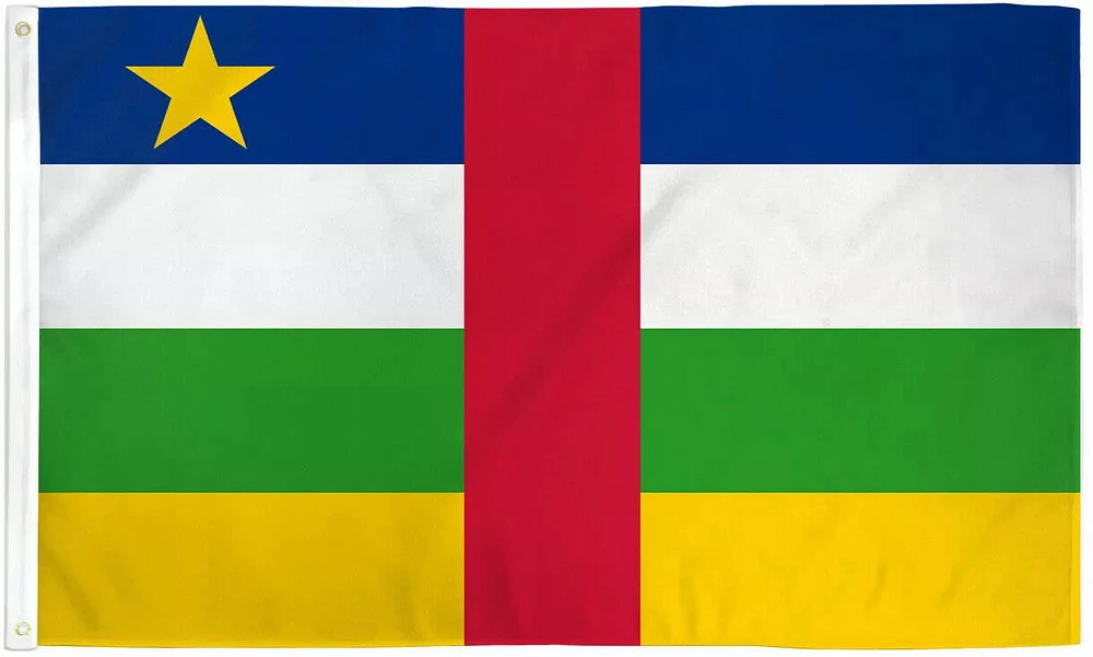 Country Flag 3x5 Central African Republic