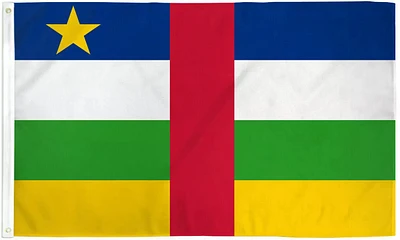 Country Flag 3x5 Central African Republic