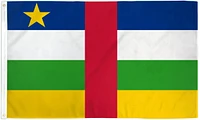 Country Flag 3x5 Central African Republic