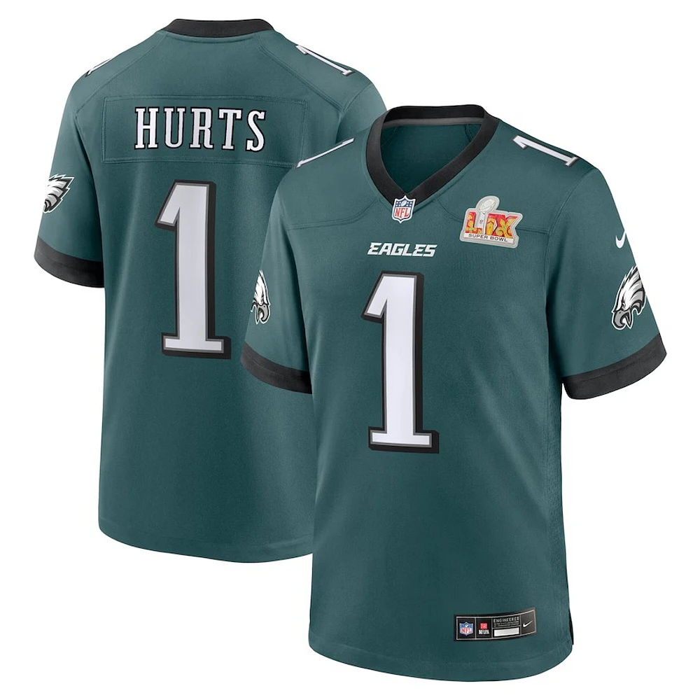 NFL Player Game Jersey Super Bowl LIX Home Jalen Hurts Eagles